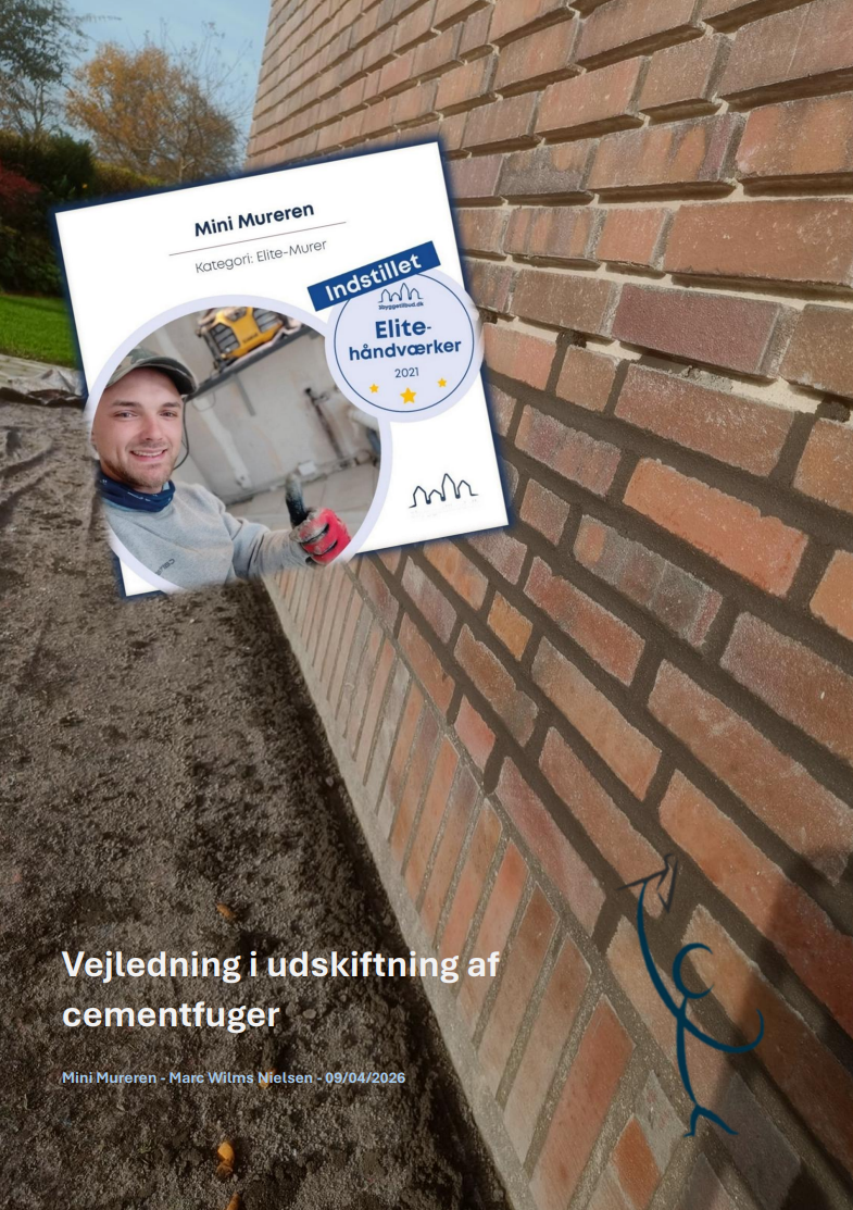 Omfugning af murværk guide med cementfuger – gør det selv vejledning